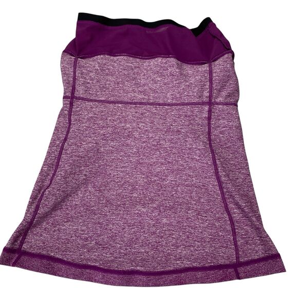 Lululemon Scoop Neck Tank Top Heathered Purple Size 8 (no pads) - Picture 10 of 15